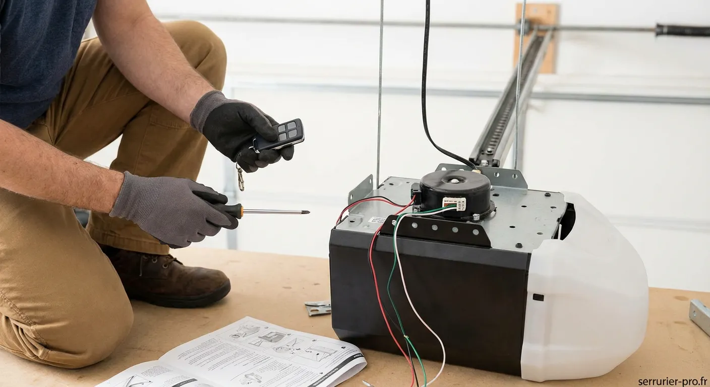 Installation d'une télécommande de portail automatique