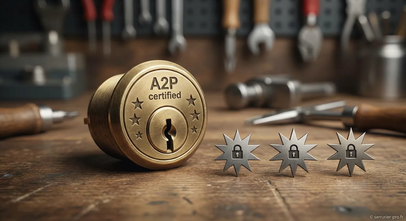 Serrure A2P que signifient les étoiles certification sécurité